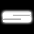 Picture of ORACLE Lighting Universal Illuminated LED Letter Badges - Matte Wht Surface Finish - S