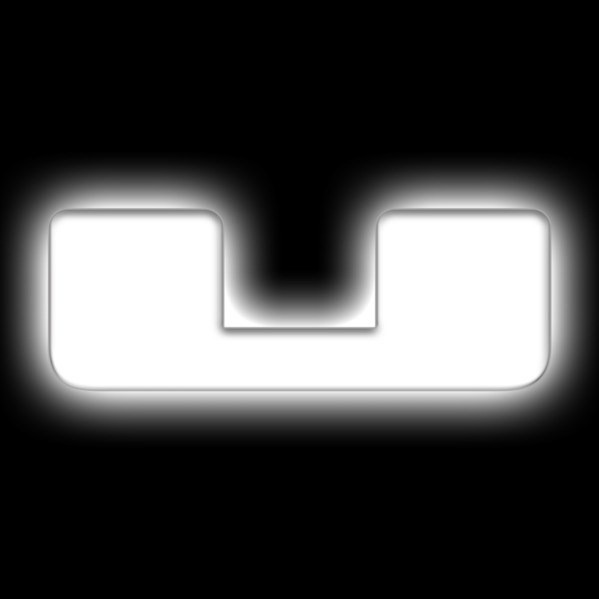Picture of ORACLE Lighting Universal Illuminated LED Letter Badges - Matte Wht Surface Finish - U