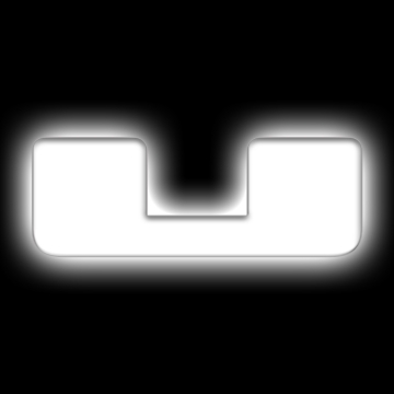 Picture of ORACLE Lighting Universal Illuminated LED Letter Badges - Matte Wht Surface Finish - U