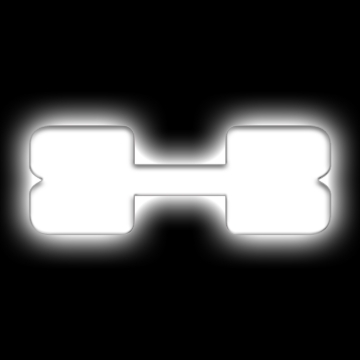 Picture of ORACLE Lighting Universal Illuminated LED Letter Badges - Matte Wht Surface Finish - X