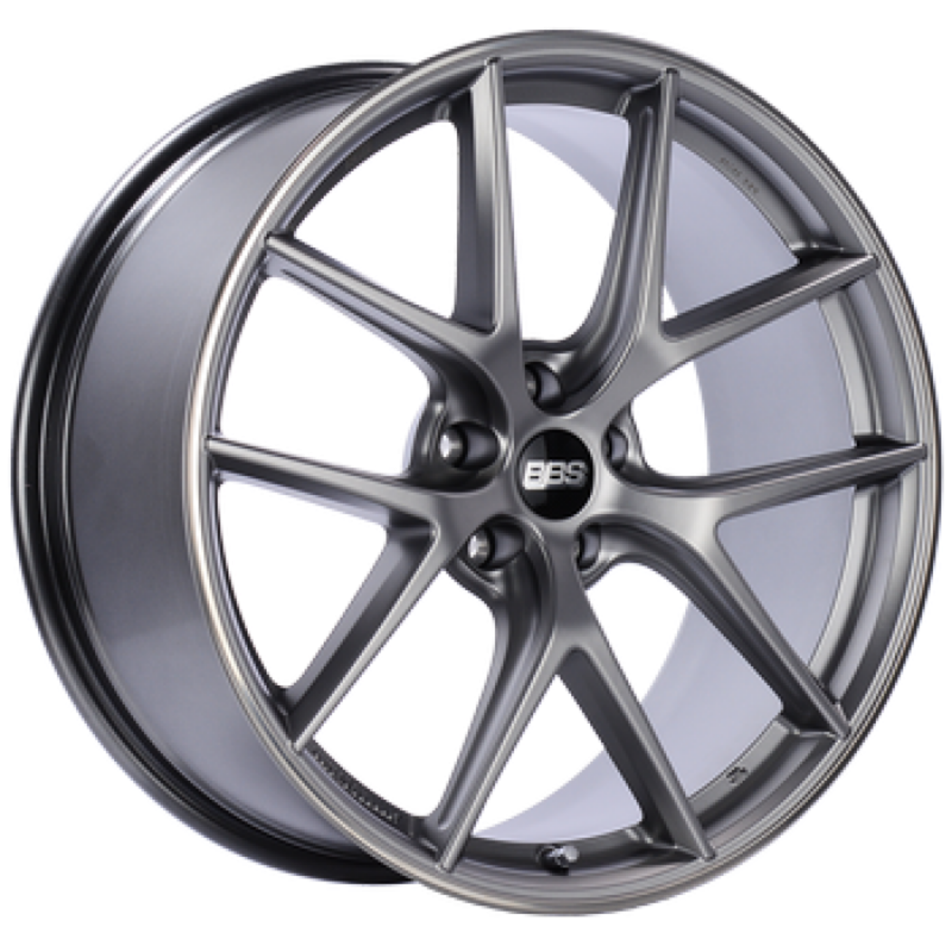 Picture of BBS CI-R 20x9 5x112 ET39 Platinum Silver Polished Rim Protector Wheel -82mm PFS/Clip Required