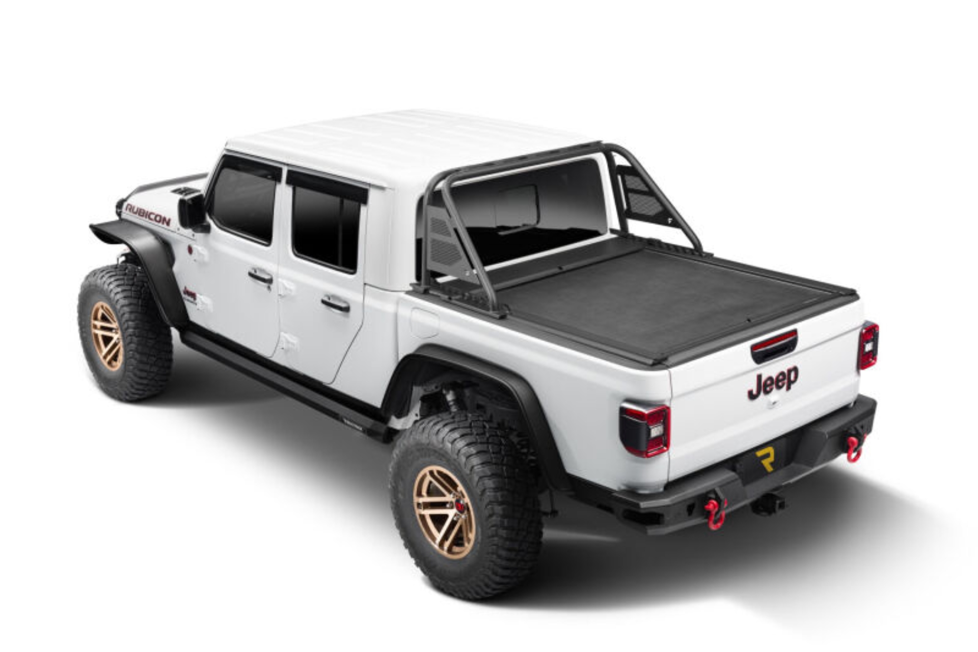 Picture of N-Fab ARC Sports Bar 20-22 Jeep Gladiator - Textured Black(Roll-N-Lock Cover Fitment Only)