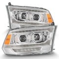 Picture of AlphaRex 09-18 Ram 1500 PRO-Series Proj Headlights Chrome w/ Sequential Signal and Top/Middle DRL