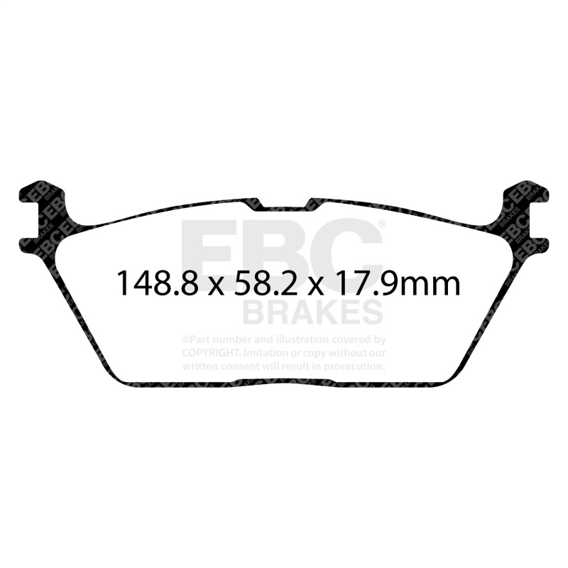 Picture of EBC Ultimax2 Brake Pad Sets - UD2169