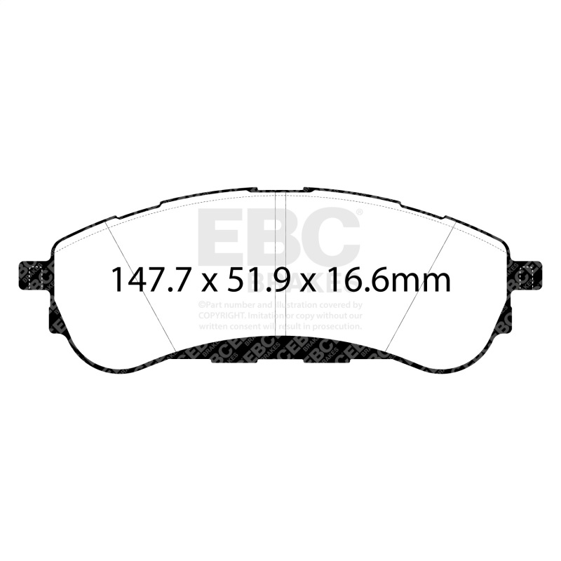 Picture of EBC Ultimax2 Brake Pad Sets - UD2208