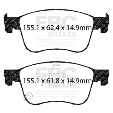 Picture of EBC Ultimax2 Brake Pad Sets - UD2115