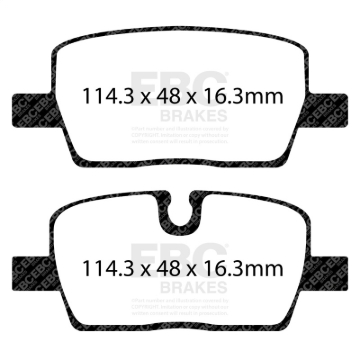 Picture of EBC Greenstuff Brake Pad Sets - DP23116