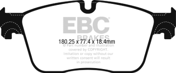Picture of EBC Greenstuff Brake Pad Sets - DP62253