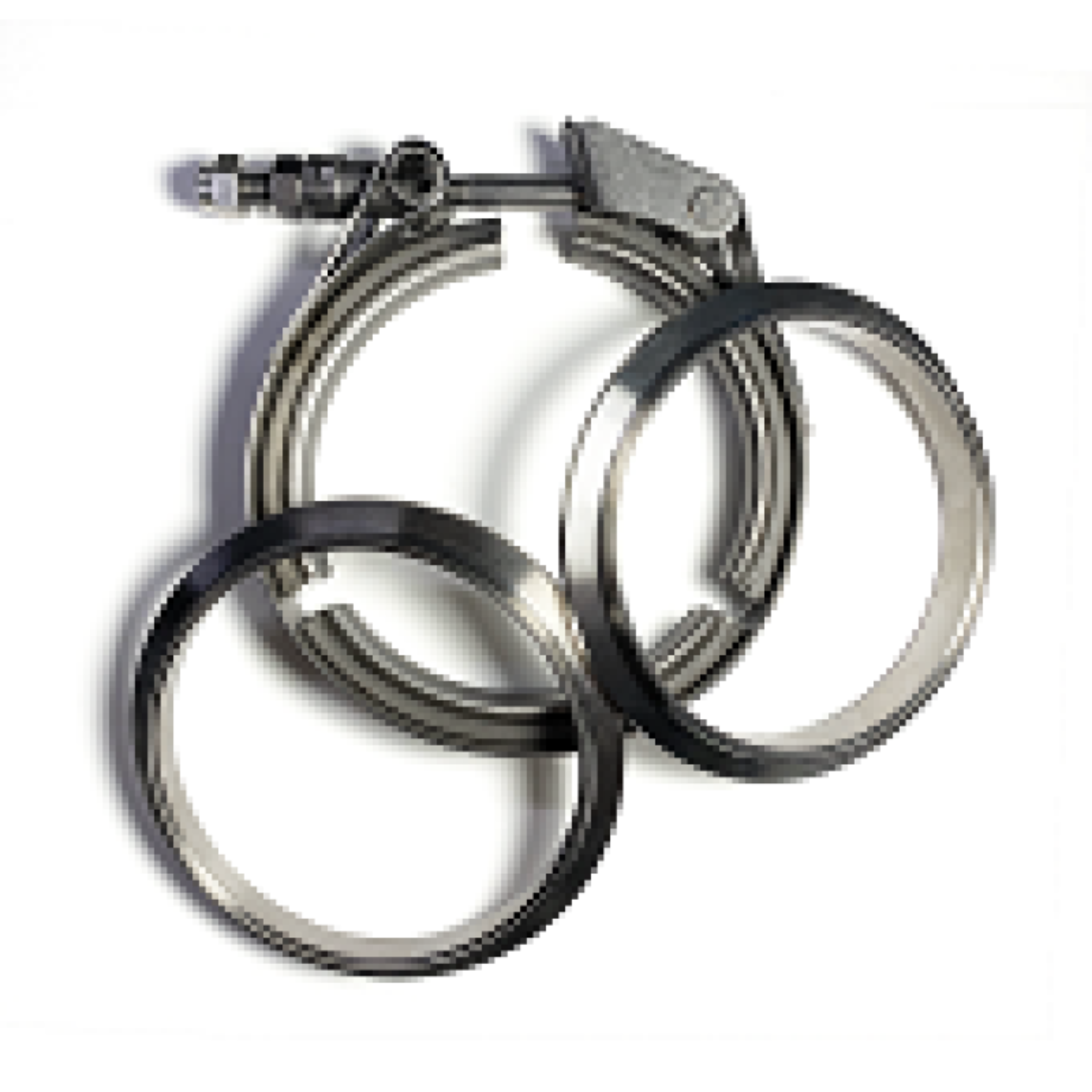 Picture of Stainless Bros 3.0in SS304 V-Band Quick Release Clamp Assembly (2 Flanges/1 Clamp)