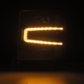 Picture of AlphaRex 14-15 Chevy 1500 PRO-Series Projector Headlights, Alpha-Black w/ Sequential Signal &  DRL