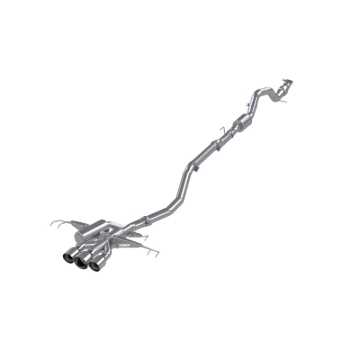 Picture of MBRP 17-22 Honda Civic Type R 2.0L T304 Stainless Steel 3.0in Cat-Back w/Triple Center Outlet