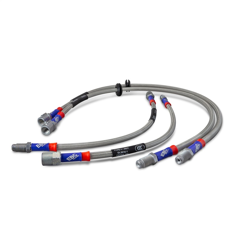 Picture of EBC 2015+ Ford Mustang GT350 (6th Gen) 5.2L Stainless Steel Brake Line Kit