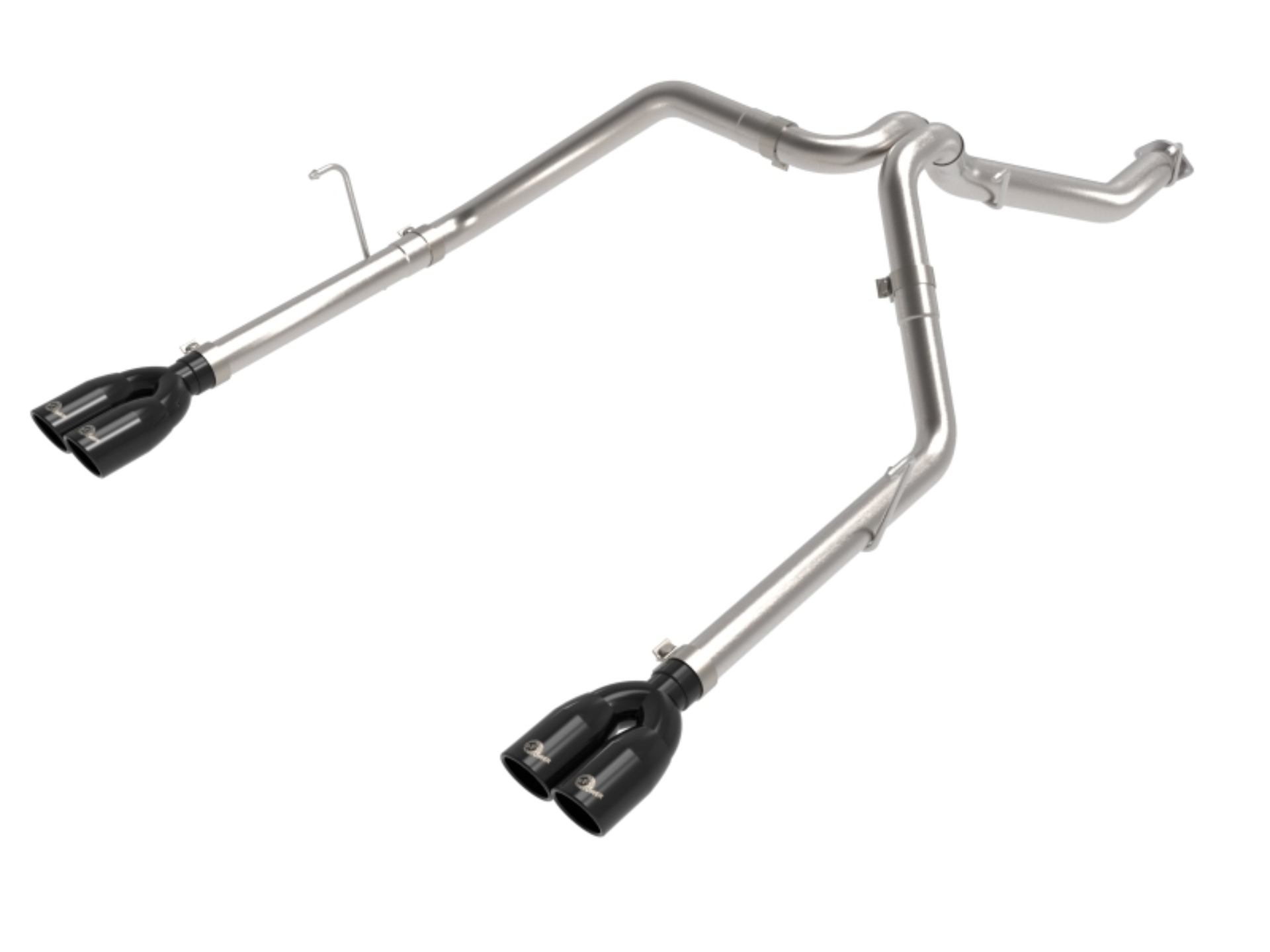 Picture of aFe Vulcan Series 3in 304SS DPF-Back 21 Jeep Gladiator V6-3.0L (td) Dual Black Tip
