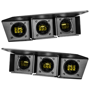 Picture of ORACLE Lighting 21-22 Ford Bronco Triple LED Fog Light Kit for Steel Bumper - Yellow