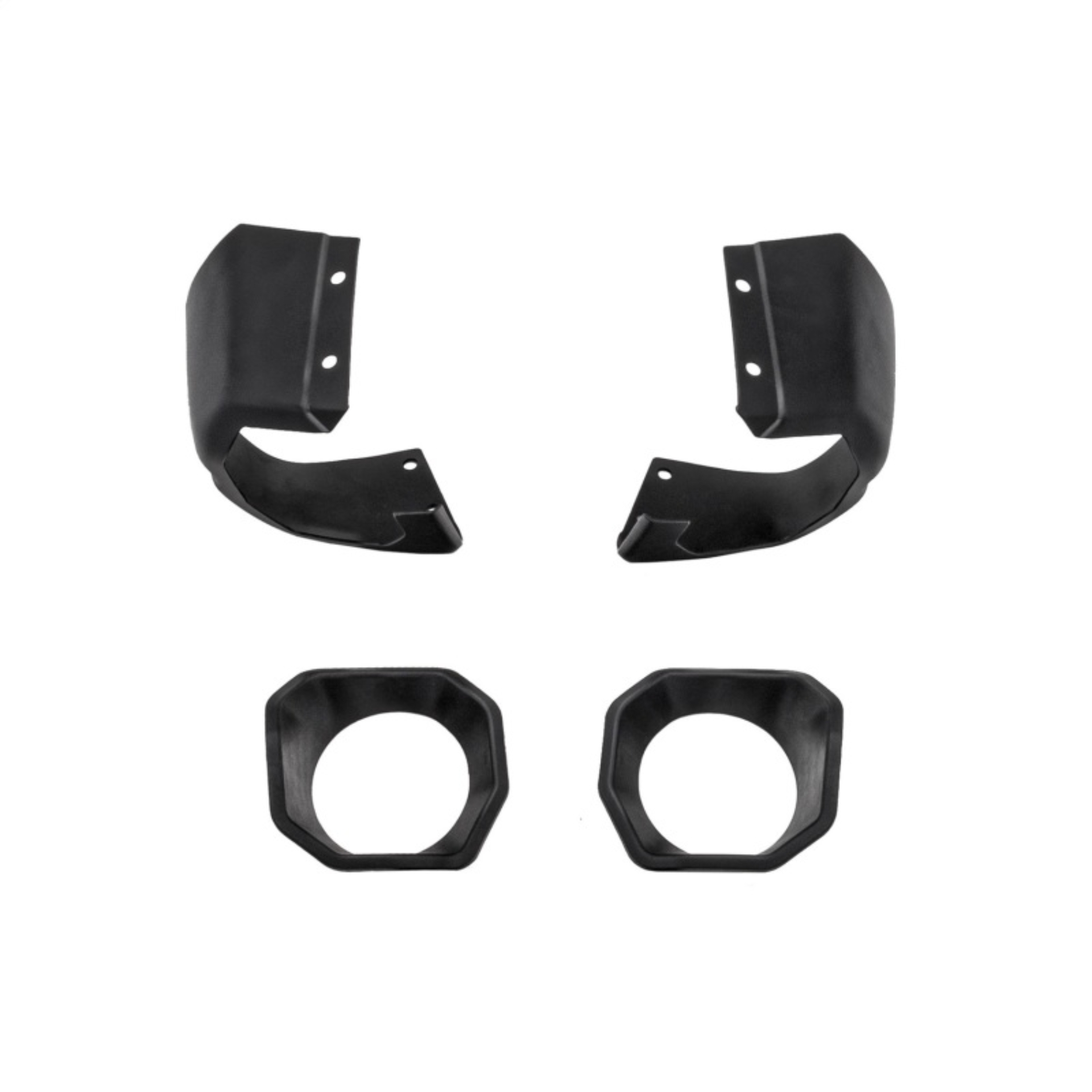 Picture of Rugged Ridge Jeep 19-22 Wrangler JL/20-22 Gladiator Venator Front Bumper Stubby Ends - Black
