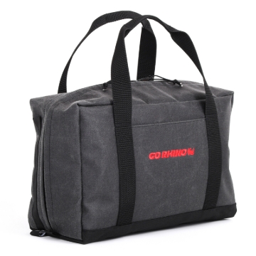 Picture of Go Rhino XVenture Gear Recovery Bag (7.5x11.5x18in. Closed) 12oz Waxed Canvas - Black