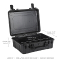 Picture of Go Rhino XVenture Gear Hard Case - Large 20in. / Lockable / IP67 / Automatic Air Valve - Tex. Black