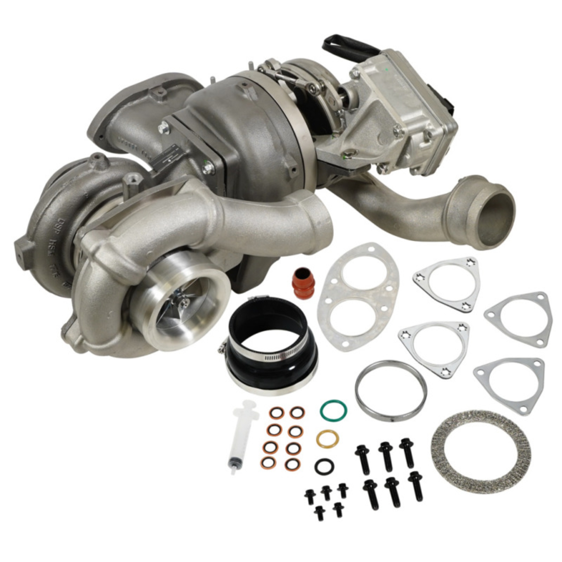 Picture of BD Diesel Screamer V2S Twin Turbo System - Ford 6.4L 2008-2010 w/o Air Intake Kit