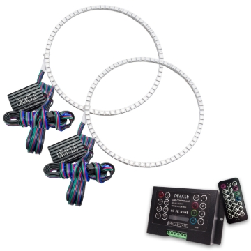 Picture of Oracle 2021 Ford Bronco Base Headlight LED Halo Kit - ColorSHIFT - w/ 2.0 Controller