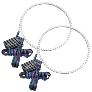 Picture of Oracle 2021 Ford Bronco Base Headlight LED Halo Kit - ColorSHIFT - w/o Controller