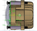 Picture of Oracle 60mm 15W Fog Beam LED Emitter - 3000K
