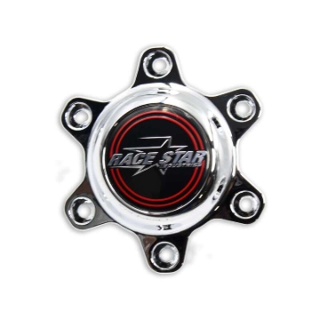 Picture of Race Star 93 Truck Star Chrome Plastic Cap w/ Medallion & Screws
