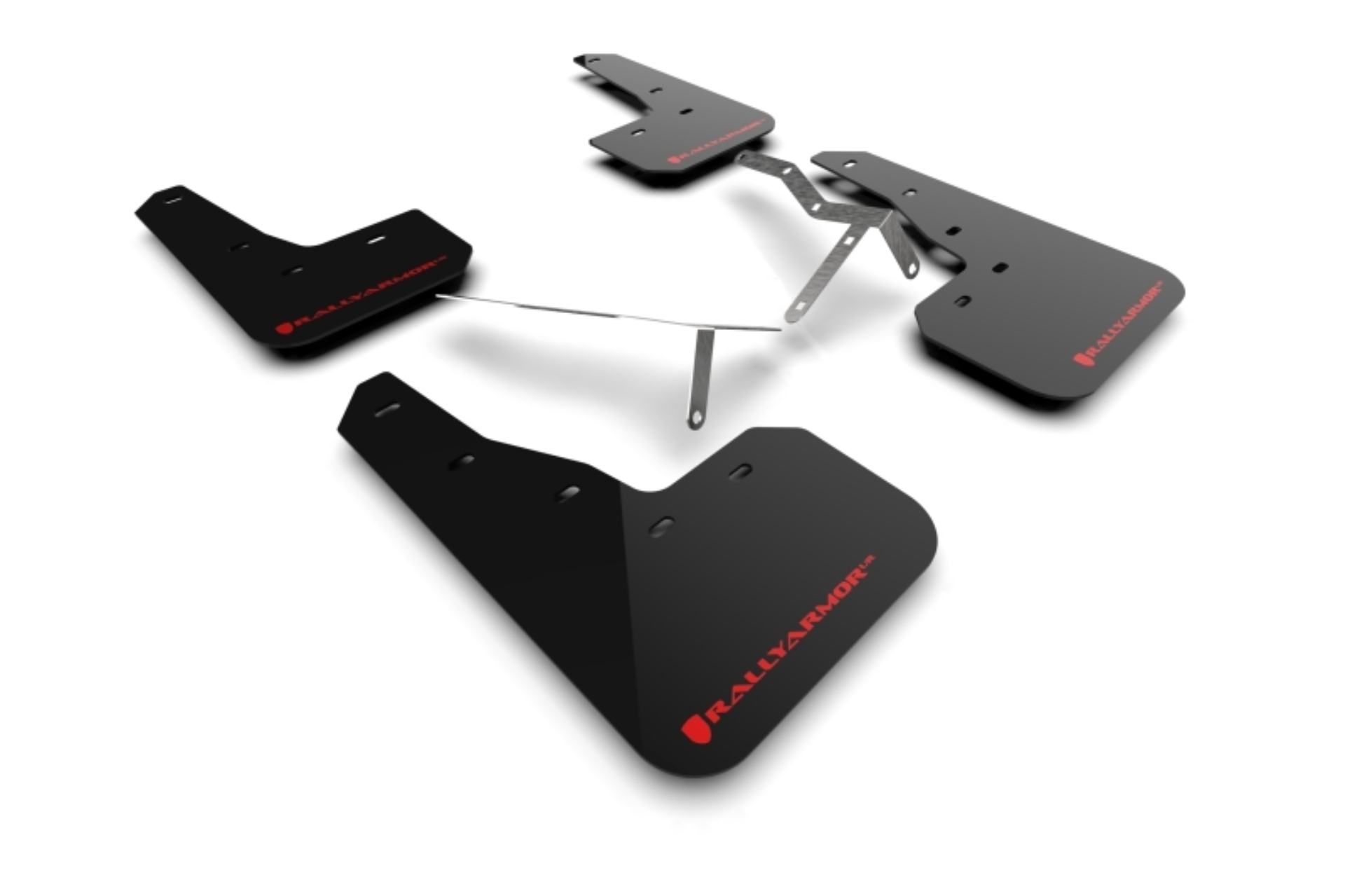Picture of Rally Armor 22-26 Honda Civic/Civic Si/Sport Black UR Mud Flap w/Red Logo