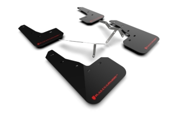 Picture of Rally Armor 22-26 Honda Civic/Civic Si/Sport Black UR Mud Flap w/Red Logo