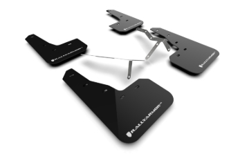 Picture of Rally Armor 22-26 Honda Civic/Civic Si/Sport Black UR Mud Flap w/White Logo