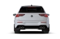 Picture of Rally Armor 22-25 VW MK8 Golf GTI/R Black UR Mud Flap w/White Logo