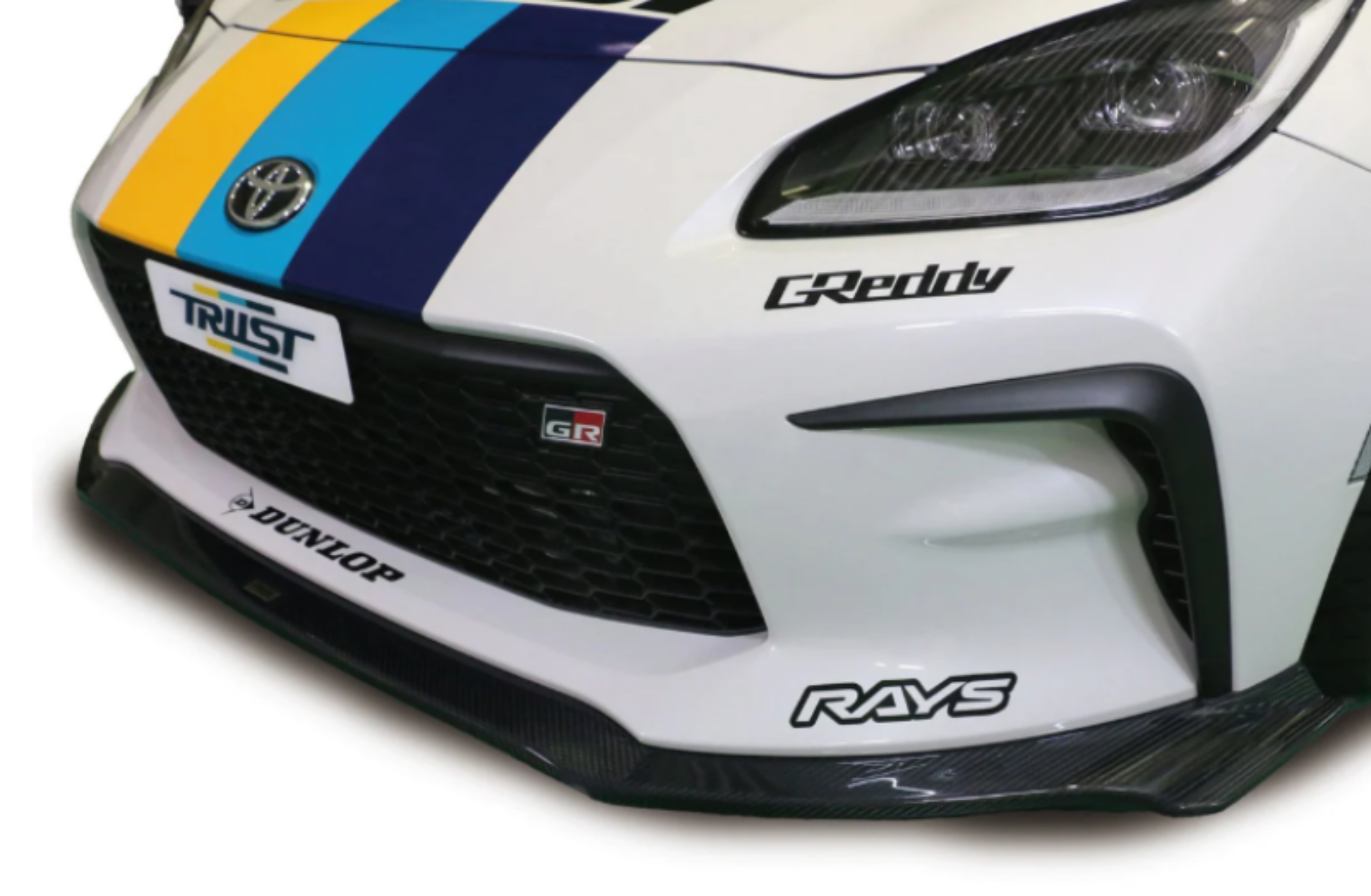 Picture of GReddy X Voltex 22 Toyota GR86 Aero Kit ZN8 Front Under Spoiler CFRP