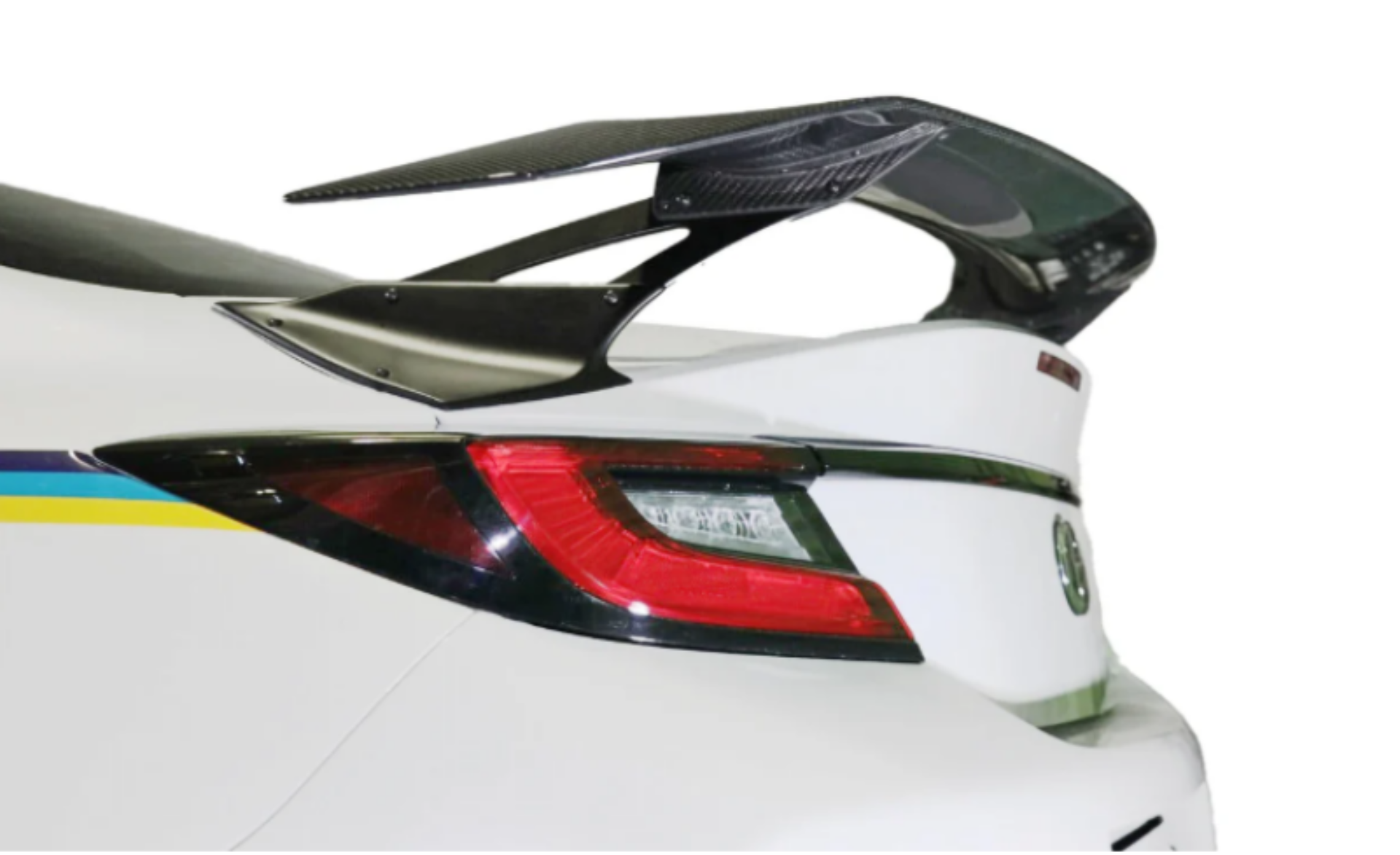 Picture of GReddy X Voltex 22 Toyota GR86 Aero Kit ZN8/DN8 Rear Wing Side Mount CFRP