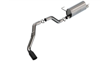 Picture of Borla 19-22 RAM 2500 6.4L V8 AT 2/4WD S-TYPE Cat Back Black Chrome Tips