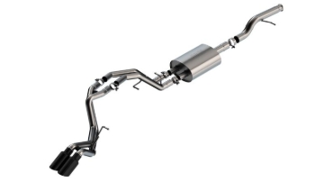 Picture of Borla 21-22 Chevrolet Tahoe 5.3L V8 AT 2/4WD Touring Cat-Back Exhaust (Black Chrome)