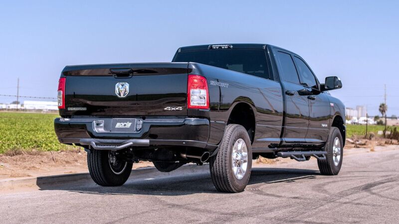 Picture of Borla 19-22 RAM 2500 6.4L V8 AT 2/4WD S-TYPE Cat Back Black Chrome Tips