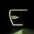 Picture of AlphaRex 21-22 Ford F-150 NOVA LED Proj Headlights Plank Style Alpha Blk w/Activ Light/Seq Signal