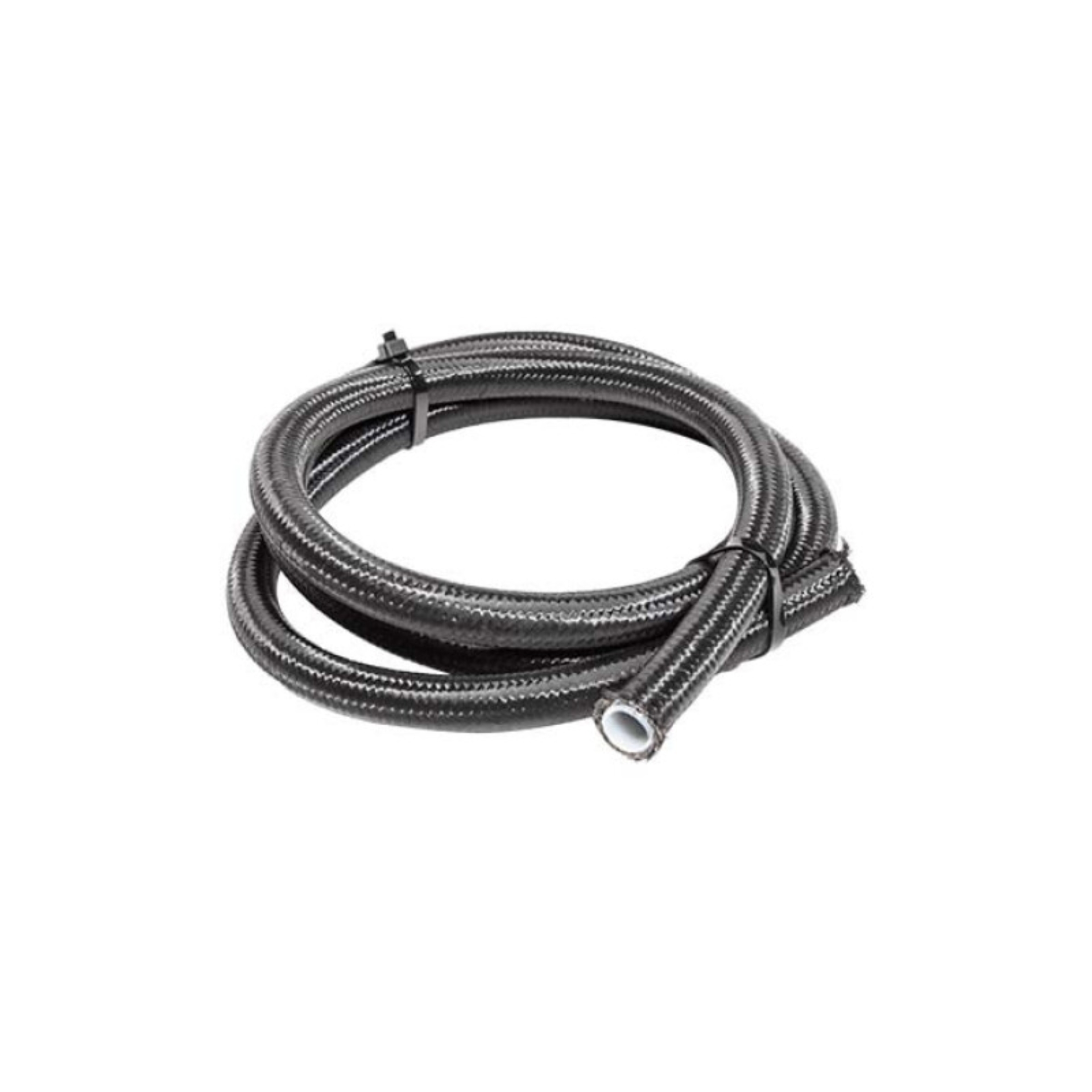 Picture of Snow 8AN Braided Stainless PTFE Hose - 5ft (Black)