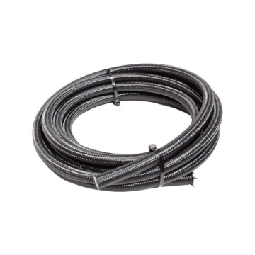 Picture of Snow 6AN Braided Stainless PTFE Hose - 15ft (Black)