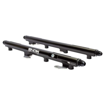 Picture of Snow 2005+ Hemi 6.4L Factory Height Injectors Return Style Billet Fuel Rail Kit