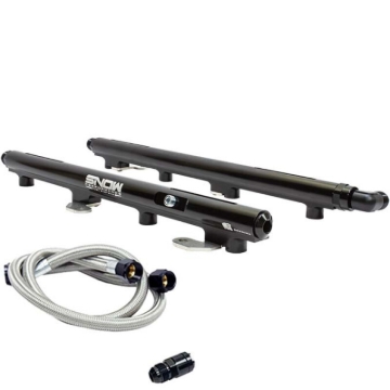 Picture of Snow 2005+ Hemi 6.4L Factory Hookup Billet Fuel Rail Kit