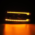 Picture of AlphaRex 02-05 Dodge Ram 1500 LUXX LED Proj Headlights Alpha Black w/Activ Light/Seq Signal