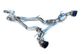 Picture of Invidia 2019+ Toyota Supra Dual N1 w/ Valve Single Layer Titanium Tip Cat-back Exhaust