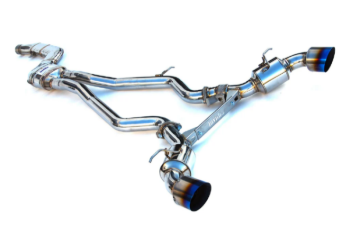 Picture of Invidia 2019+ Toyota Supra Dual N1 w/ Valve Single Layer Titanium Tip Cat-back Exhaust