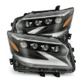 Picture of AlphaRex 14-19 Lexus GX 460 NOVA LED Projector Headlights Plank Style Black w/Activ Light/Seq Signal