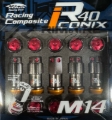 Picture of Project Kics R40 Iconix 14x1.50 Classical Lock & Lug Nuts 16+4 (Red Cap)