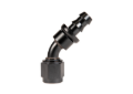 Picture of Fleece Performance Universal -8AN 45Deg to Hose Barb - Black