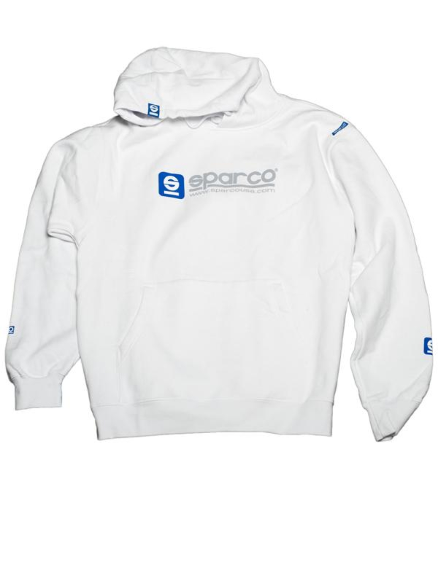 Picture of Sparco Sweatshirt Hooded WWW White MED