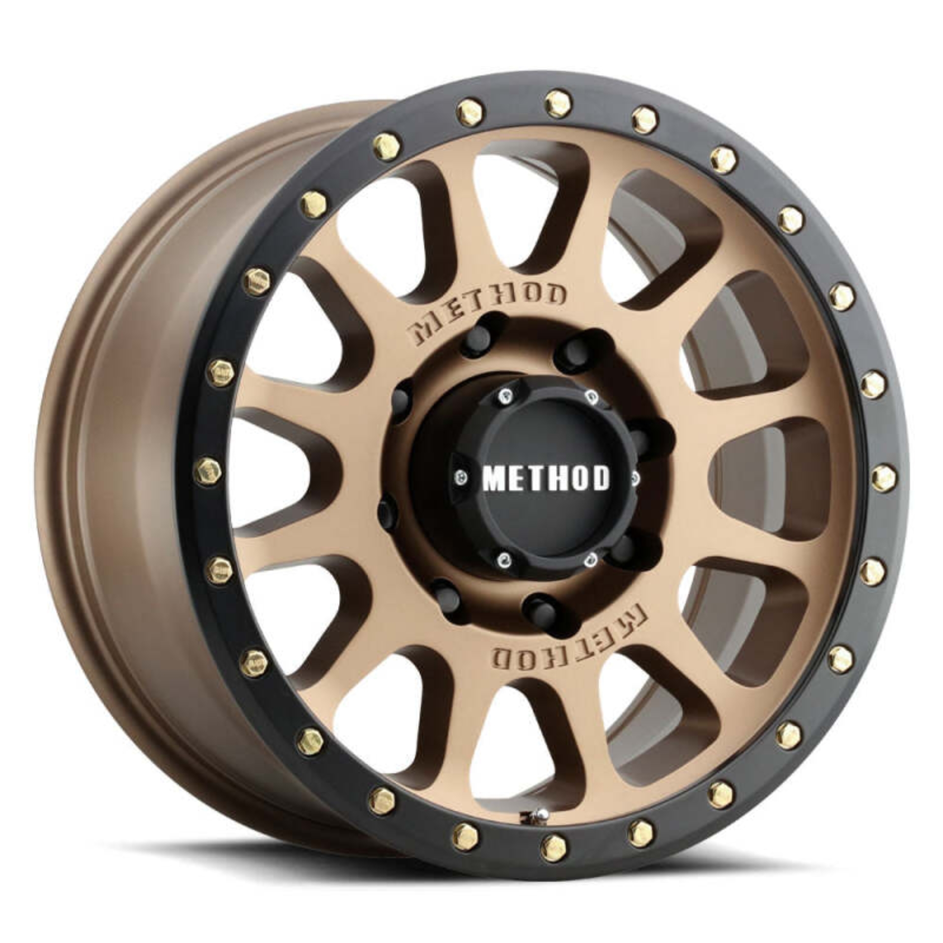 Picture of Method MR305 NV 17x8.5 25mm Offset 5x5 94mm CB Method Bronze/Black Street Loc Wheel