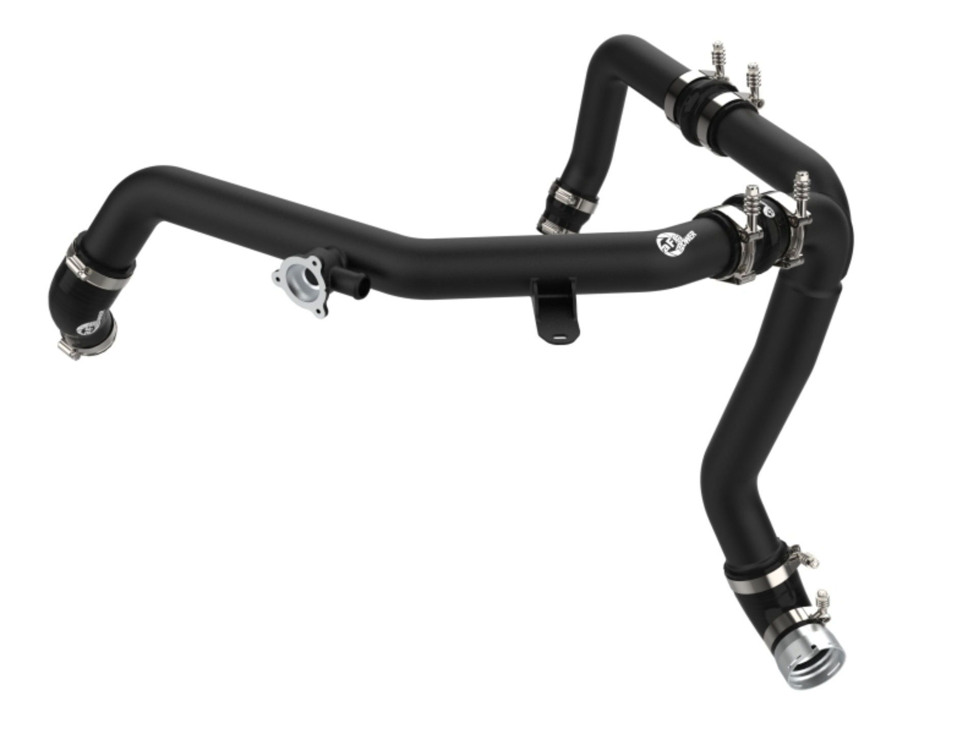 Picture of aFe 21-22 Ford Bronco V6-2.7Ltt BladeRunner Alum Hot Charge Pipe - Black