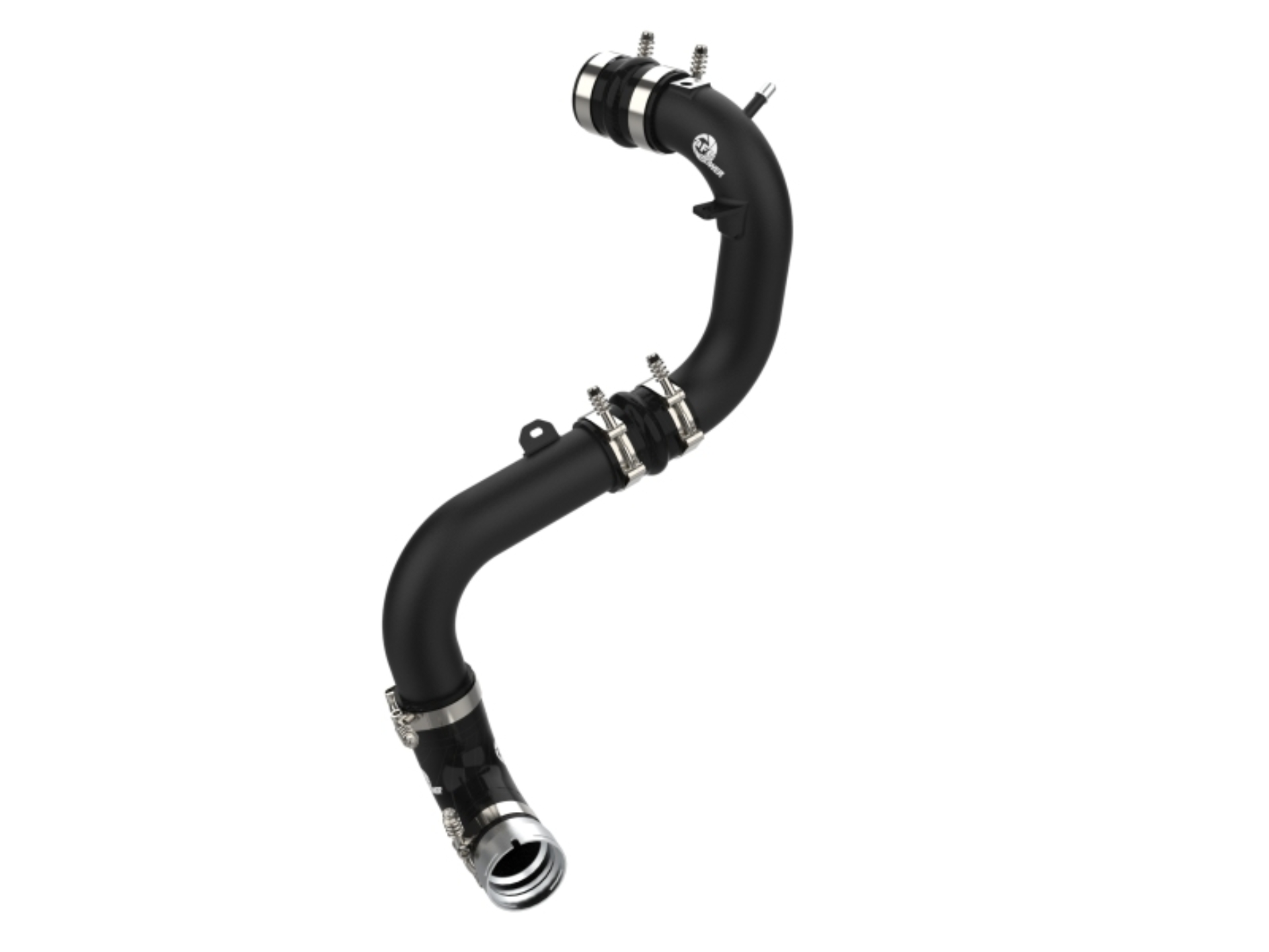 Picture of aFe 21-22 Ford Bronco V6-2.7Ltt BladeRunner 2.75in Alum Cold Charge Pipe - Black
